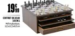 L'incroyable Coffret de jeux 10 en1 offre
