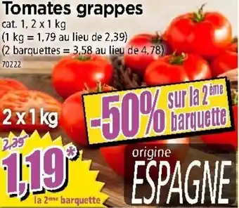 Norma Tomates grappes offre