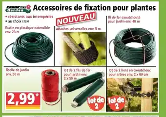 Norma Accessoires de fixation pour plantes offre