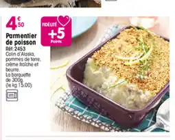 Croque Gel Parmentier de poisson offre