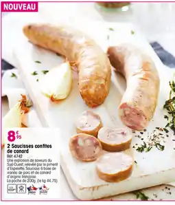 Croque Gel 2 Saucisses confites de canard offre