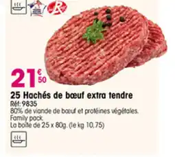 Croque Gel 25 Hachés de bœuf extra tendre offre
