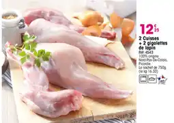 Croque Gel 2 Cuisses + 2 gigolettes de lapín offre