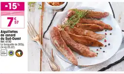 Croque Gel Aiguillettes de canard du Sud-Ouest offre