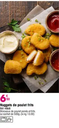 Croque Gel Nuggets de poulet frits offre