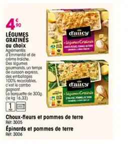 Croque Gel Légumes gratinés offre