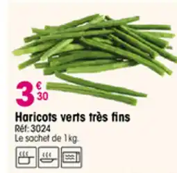 Croque Gel Haricots verts très fins offre