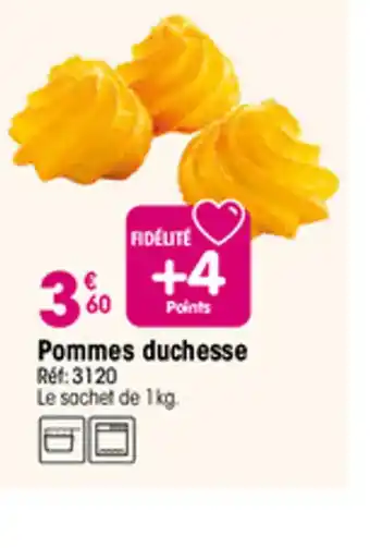 Croque Gel Pommes duchesse offre