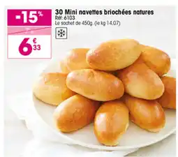 Croque Gel 30 Mini navettes briochées natures offre