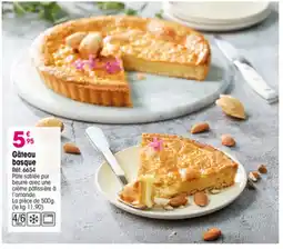 Croque Gel Gâteau basque offre