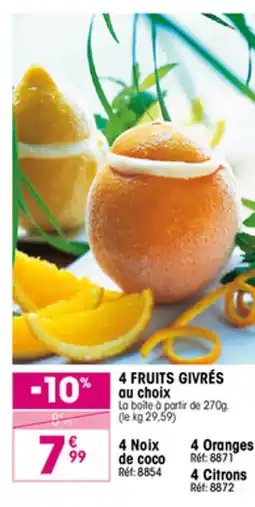 Croque Gel 4 fruits givrés offre