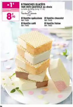 Croque Gel 8 tranches glacées van den casteele offre