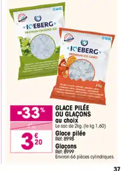 Croque Gel Glace pilée ou glaçons offre