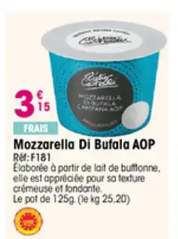 Croque Gel Mozzarella Di Bufala AOP offre