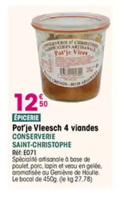 Croque Gel Potje Vleesch 4 viandes offre