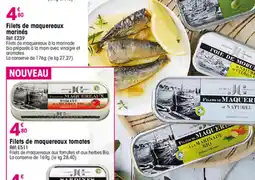 Croque Gel Filets de maquereaux marinés offre