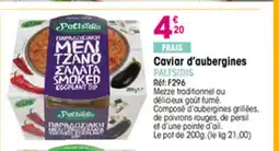 Croque Gel PALTSIDIS Caviar d'aubergines offre