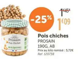 L'Eau Vive PROSAIN Pois chiches offre