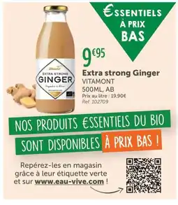 L'Eau Vive VITAMONT Extra strong Ginger offre
