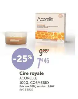 L'Eau Vive ACORELLE Cire royale offre