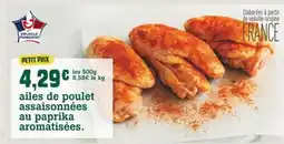 Manger Bouger Ailes de poulet assaisonnées au paprika offre