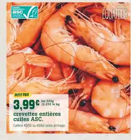 Manger Bouger Crevettes entières offre