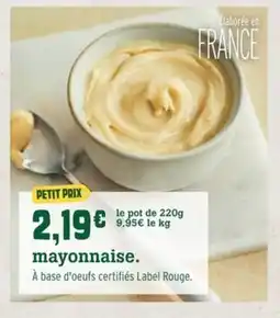 Manger Bouger Mayonnaise offre
