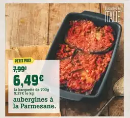Manger Bouger Aubergines à la Parmesane offre