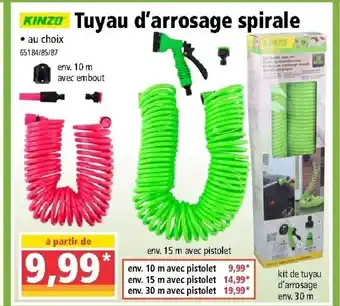 Norma Tuyau d'arrosage spirale offre