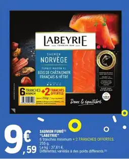 E.Leclerc Express LABEYRIE Saumon fumé offre