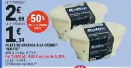 E.Leclerc Express BALTIC Filets de harengs à la crème offre