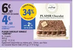 E.Leclerc Express LENÔTRE Plaisir chocolat surgelé offre