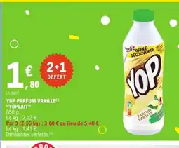 E.Leclerc Express YOPLAIT Yop parfum vanille offre