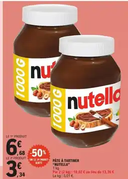 E.Leclerc Express NUTELLA Pâte à tartiner offre