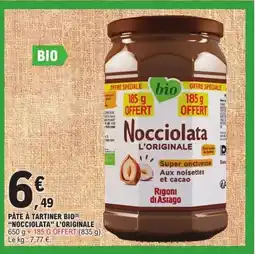 E.Leclerc Express NOCCIOLATA L'ORIGINALE Pâte à tartiner bio offre