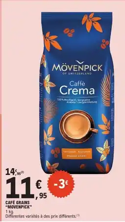 E.Leclerc Express MOVENPICK Café grains offre