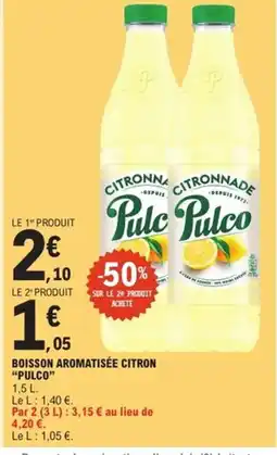 E.Leclerc Express PULCO Boisson aromatisée citron offre