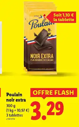 Lidl POULAIN noir extra offre