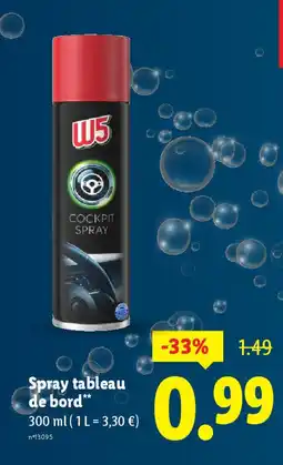 Lidl Spray tableau de bord offre