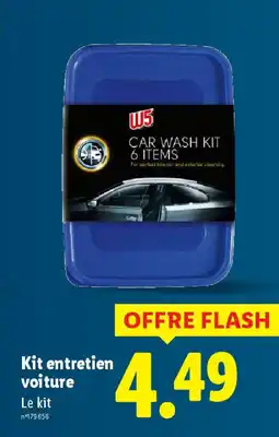 Lidl Kit entretien voiture Le kit offre