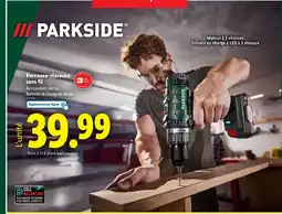 Lidl PARKSIDE Perceuse-visseuse sans fil offre