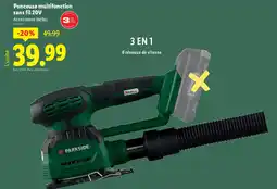 Lidl Ponceuse multifonction sans fil 20V offre