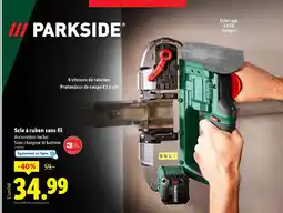 Lidl PARKSIDE Scie à ruban sans fil offre