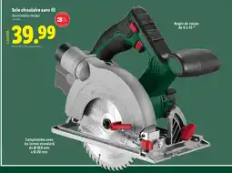 Lidl Scie circulaire sans fil offre