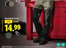Lidl Pantalon de Pantalon de travail offre