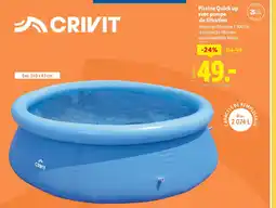 Lidl CRIVIT Pompe de filtration 1200l/h et cartouche filtrante offre
