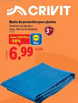 Lidl CRIVIT Bâche de protection pour piscine offre
