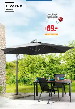 Lidl LIVARNO Parasol déporté offre