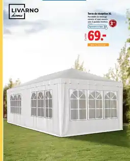 Lidl LIVARNO Tente de réception XL offre