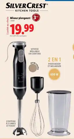 Lidl SILVERCREST Mixeur plongeant offre